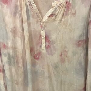 Z Supply Size M watercolor blouse